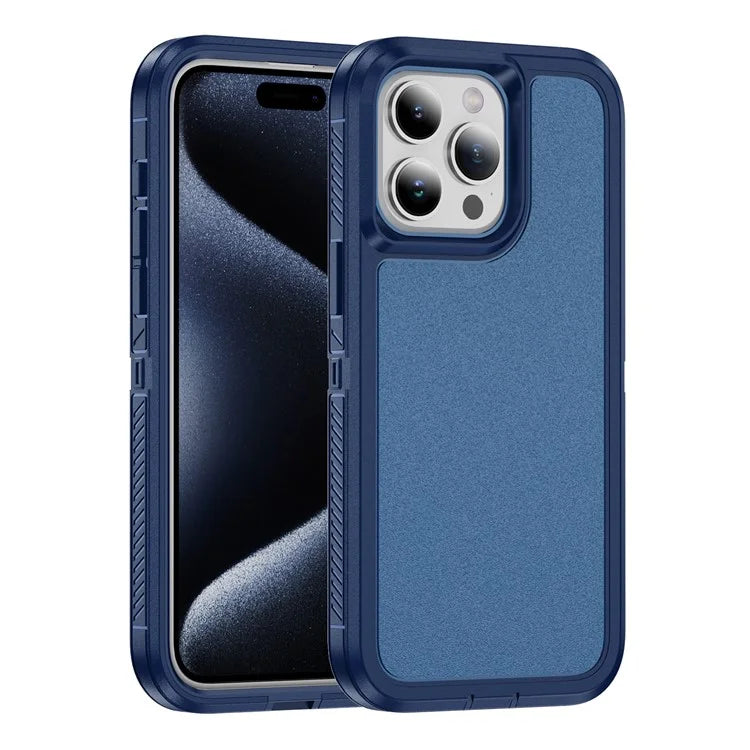 For iPhone 15 Pro Max Case TPU+PC Anti-drop Phone Cover Non-Slip Side Edge