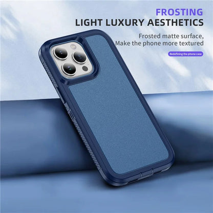 For iPhone 15 Pro Max Case TPU+PC Anti-drop Phone Cover Non-Slip Side Edge
