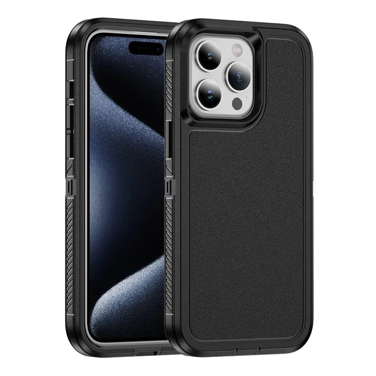For iPhone 15 Pro Max Case TPU+PC Anti-drop Phone Cover Non-Slip Side Edge