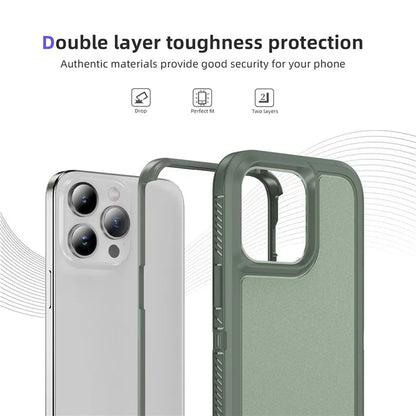 For iPhone 15 Pro Max Case TPU+PC Anti-drop Phone Cover Non-Slip Side Edge