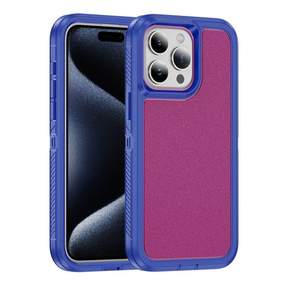 For iPhone 15 Pro Max Case TPU+PC Anti-drop Phone Cover Non-Slip Side Edge