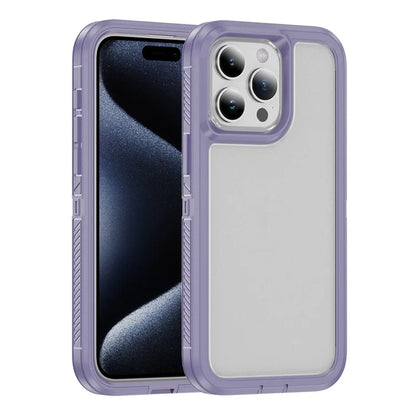 For iPhone 15 Pro Max Case TPU+PC Anti-drop Phone Cover Non-Slip Side Edge