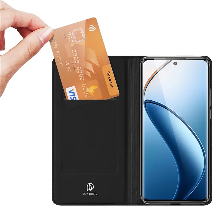 DUX DUCIS Skin Pro Series For Realme 12 Pro 5G / 12 Pro+ 5G Leather Case with Stand Card Slot