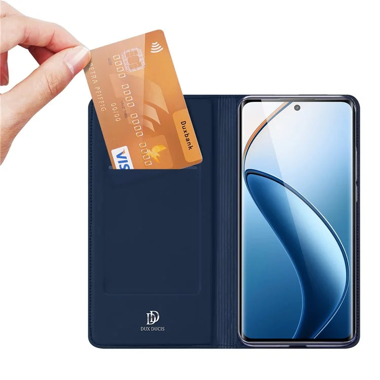 DUX DUCIS Skin Pro Series For Realme 12 Pro 5G / 12 Pro+ 5G Leather Case with Stand Card Slot