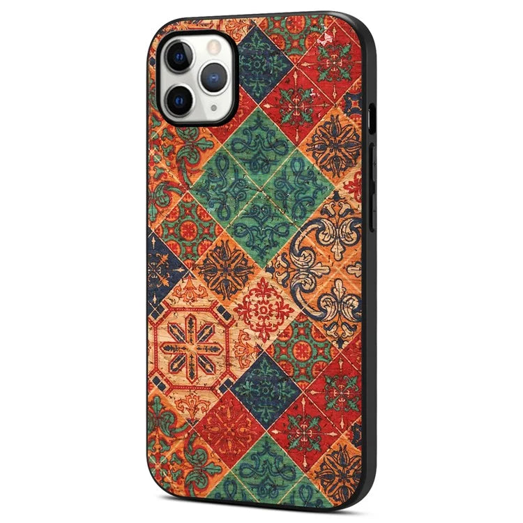 For iPhone 12 / 12 Pro Case Floral Series Drop Protective Leather Back Cover