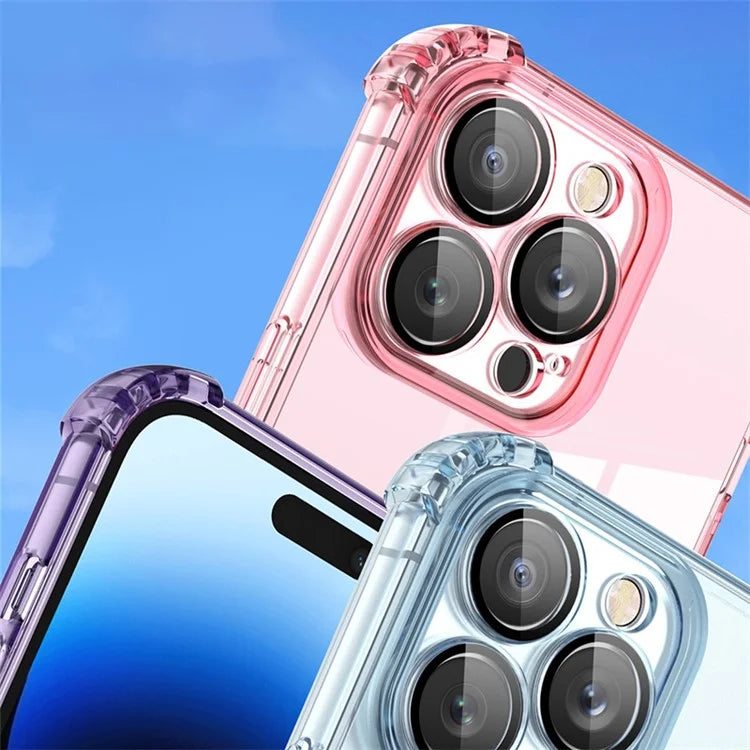 For iPhone 14 Pro Max Case Camera Protection TPU Phone Cover Four Corner Reinforced