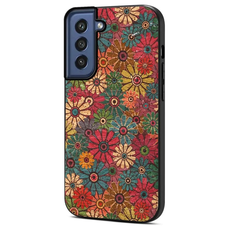 For Samsung Galaxy S21 FE 5G Case Four Seasons Flowers Anti-drop Phone Cover