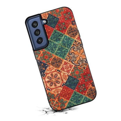 For Samsung Galaxy S21 FE 5G Case Four Seasons Flowers Anti-drop Phone Cover
