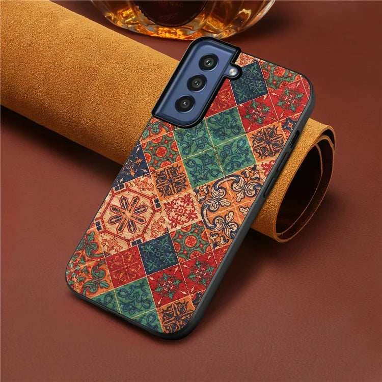For Samsung Galaxy S21 FE 5G Case Four Seasons Flowers Anti-drop Phone Cover