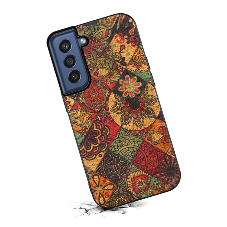 For Samsung Galaxy S21 FE 5G Case Four Seasons Flowers Anti-drop Phone Cover