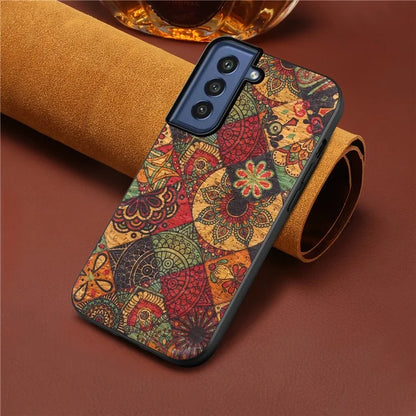 For Samsung Galaxy S21 FE 5G Case Four Seasons Flowers Anti-drop Phone Cover