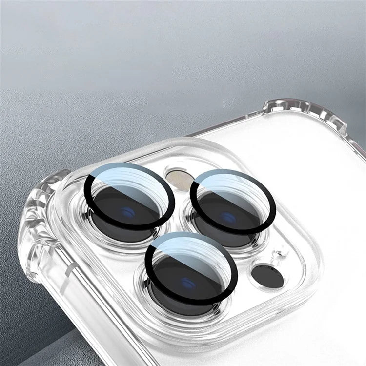 For iPhone 12 Pro Case Corner Protection TPU Phone Cover with Camera Lens Protector