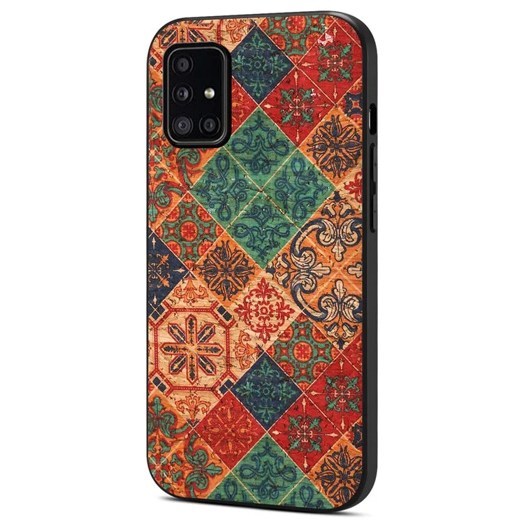 For Samsung Galaxy A51 4G SM-A515 Case Flower Pattern Printing Scratch-resistant Phone Shell