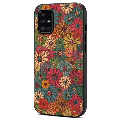 For Samsung Galaxy A51 4G SM-A515 Case Flower Pattern Printing Scratch-resistant Phone Shell
