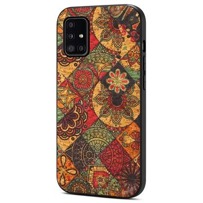 For Samsung Galaxy A51 4G SM-A515 Case Flower Pattern Printing Scratch-resistant Phone Shell