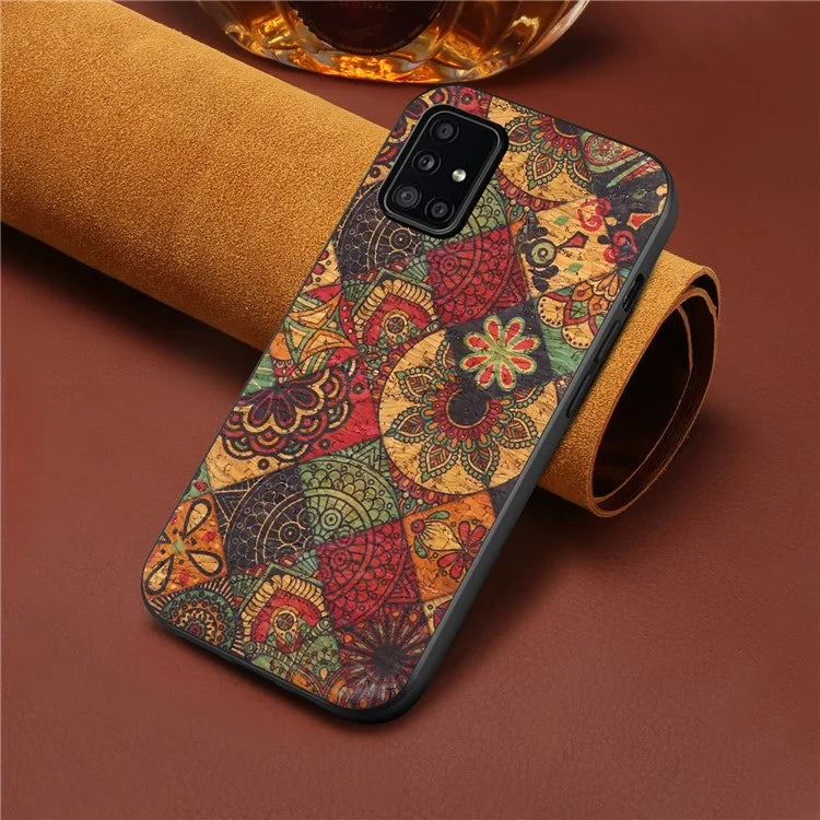 For Samsung Galaxy A51 4G SM-A515 Case Flower Pattern Printing Scratch-resistant Phone Shell