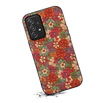 For Samsung Galaxy A52 5G / A52s 5G / A52 4G Cell Phone Cases Four Seasons Flower Pattern Printed Shell