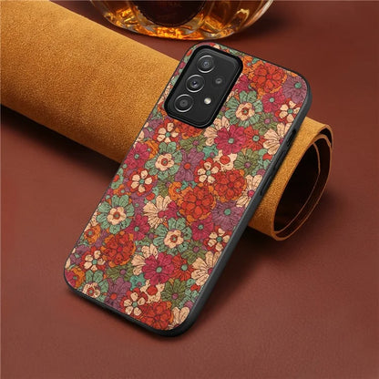 For Samsung Galaxy A52 5G / A52s 5G / A52 4G Cell Phone Cases Four Seasons Flower Pattern Printed Shell