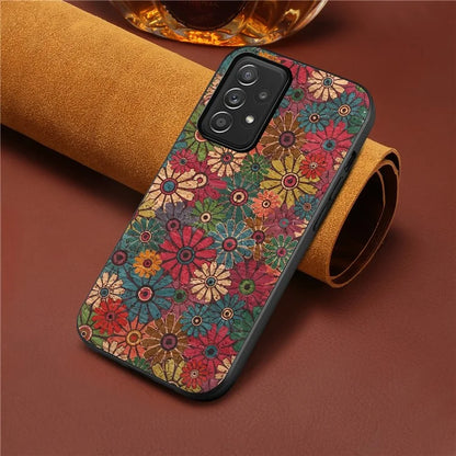 For Samsung Galaxy A52 5G / A52s 5G / A52 4G Cell Phone Cases Four Seasons Flower Pattern Printed Shell