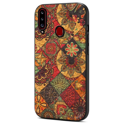 For Samsung Galaxy A20s Case Printed Seasonal Flower Patterns Slim-Fit Phone Protective Shell