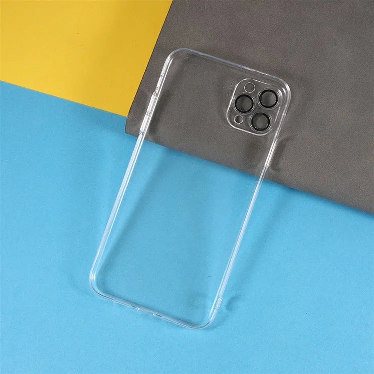 For iPhone 15 Pro Max Clear Case Lens Protection Hard PC Dustproof Phone Cover