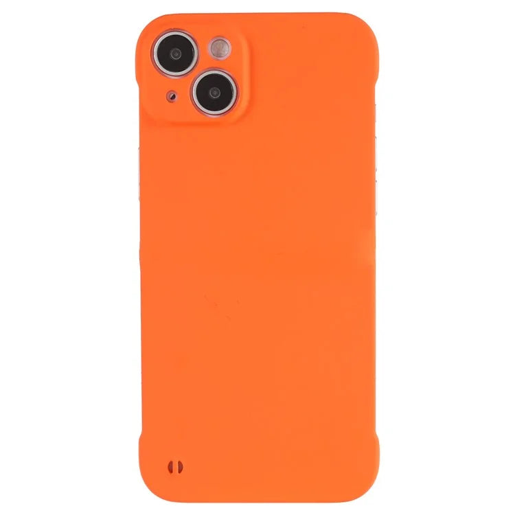 For iPhone 15 Plus Case Frameless Skin-touch Hard PC Phone Cover