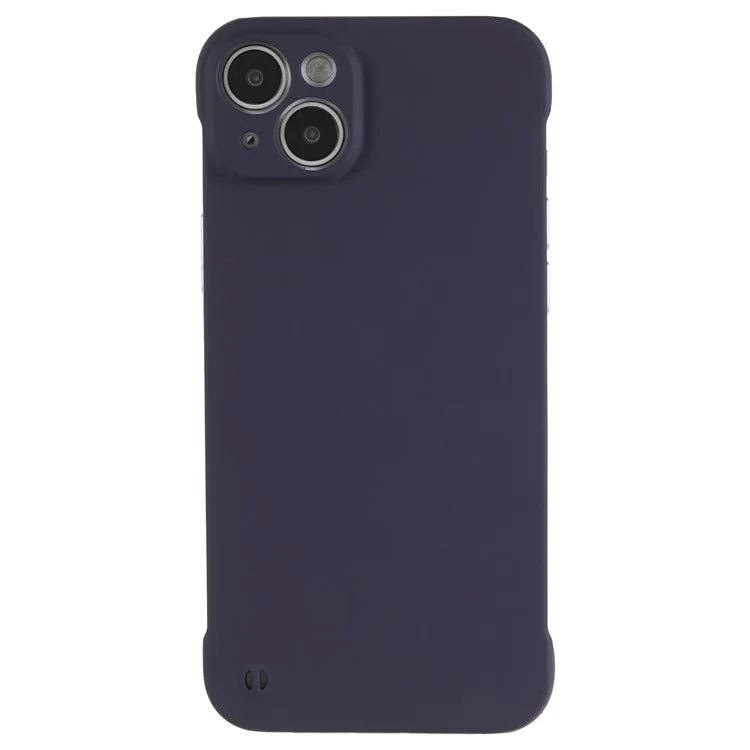 For iPhone 15 Plus Case Frameless Skin-touch Hard PC Phone Cover