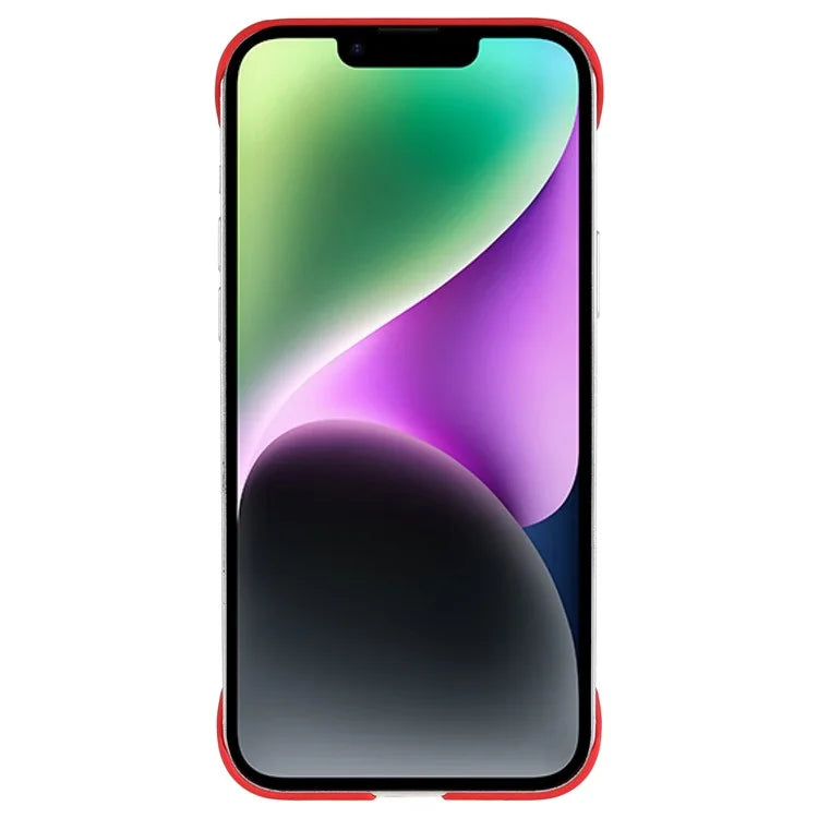 For iPhone 15 Plus Case Frameless Skin-touch Hard PC Phone Cover