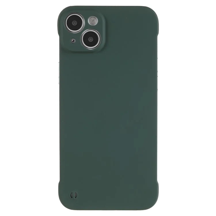 For iPhone 15 Plus Case Frameless Skin-touch Hard PC Phone Cover