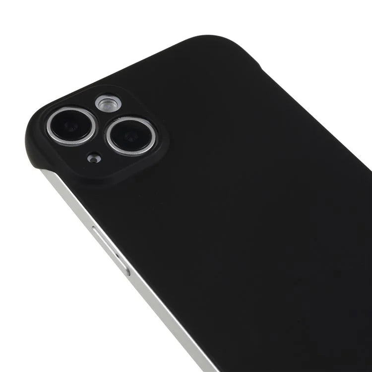 For iPhone 15 Plus Case Frameless Skin-touch Hard PC Phone Cover