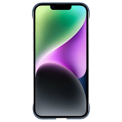 For iPhone 15 Plus Case Frameless Skin-touch Hard PC Phone Cover