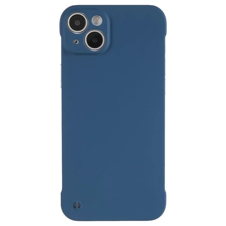 For iPhone 15 Plus Case Frameless Skin-touch Hard PC Phone Cover