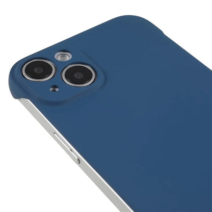 For iPhone 15 Plus Case Frameless Skin-touch Hard PC Phone Cover