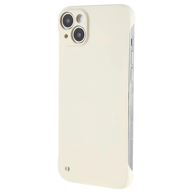 For iPhone 15 Plus Case Frameless Skin-touch Hard PC Phone Cover