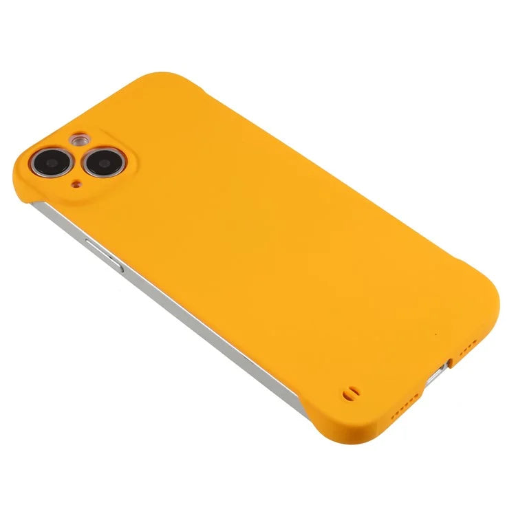 For iPhone 15 Plus Case Frameless Skin-touch Hard PC Phone Cover