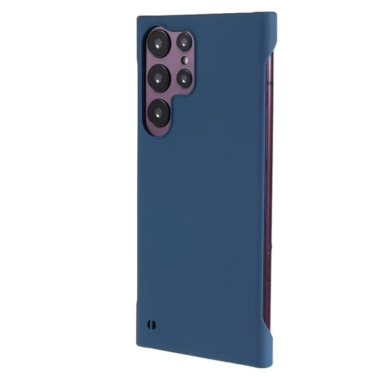 For Samsung Galaxy S24 Ultra Case Hard PC Borderless Minimalist Protective Phone Cover