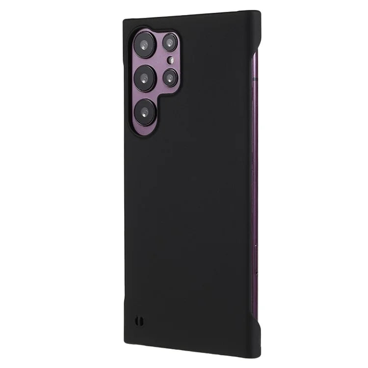 For Samsung Galaxy S24 Ultra Case Hard PC Borderless Minimalist Protective Phone Cover