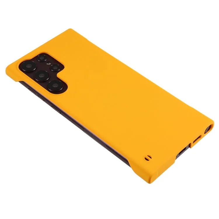 For Samsung Galaxy S24 Ultra Case Hard PC Borderless Minimalist Protective Phone Cover