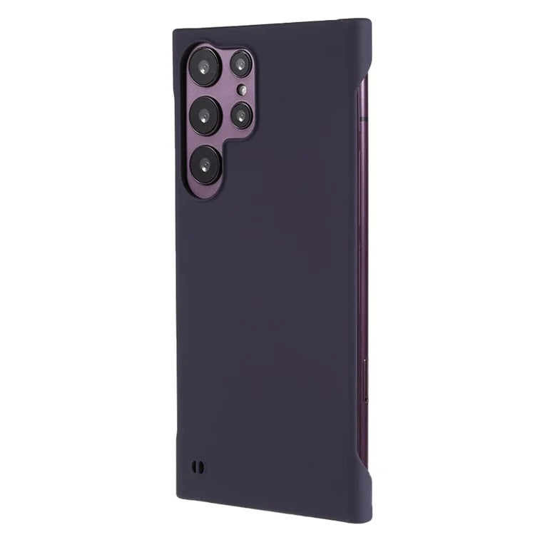 For Samsung Galaxy S24 Ultra Case Hard PC Borderless Minimalist Protective Phone Cover