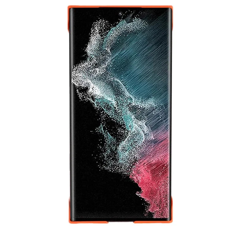 For Samsung Galaxy S24 Ultra Case Hard PC Borderless Minimalist Protective Phone Cover