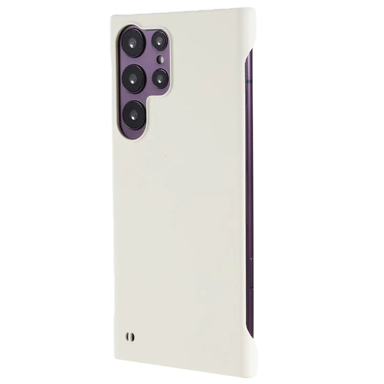 For Samsung Galaxy S24 Ultra Case Hard PC Borderless Minimalist Protective Phone Cover