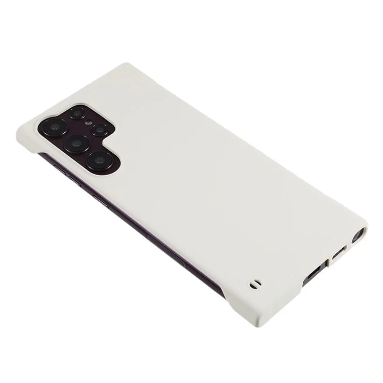 For Samsung Galaxy S24 Ultra Case Hard PC Borderless Minimalist Protective Phone Cover