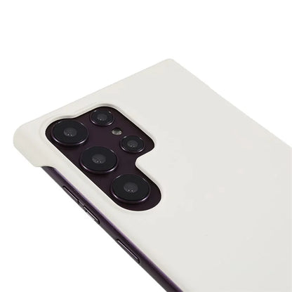 For Samsung Galaxy S24 Ultra Case Hard PC Borderless Minimalist Protective Phone Cover