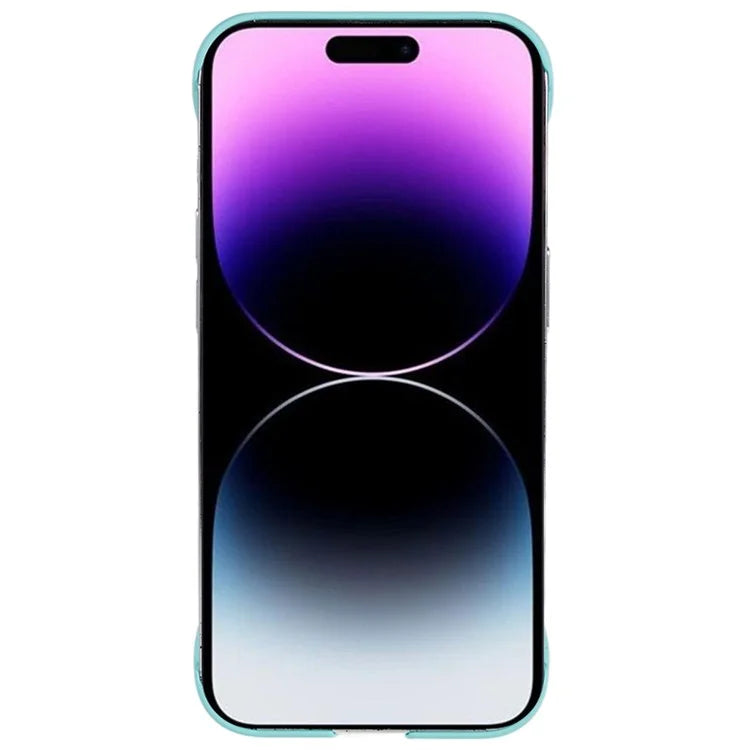 For iPhone 15 Pro Case Borderless Design Hard PC Shockproof Phone Cover
