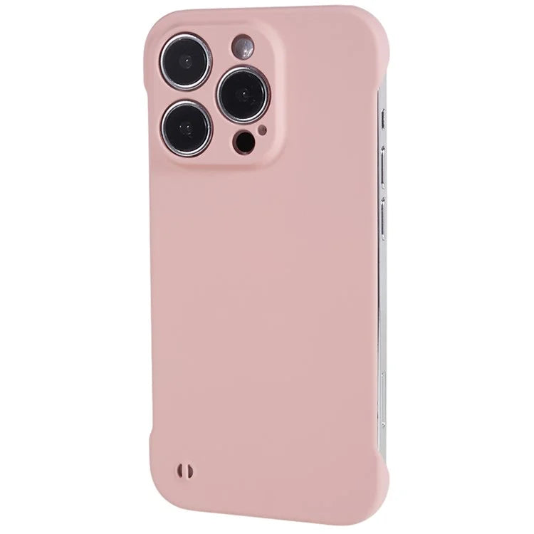 For iPhone 15 Pro Case Borderless Design Hard PC Shockproof Phone Cover