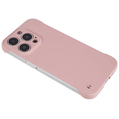 For iPhone 15 Pro Case Borderless Design Hard PC Shockproof Phone Cover