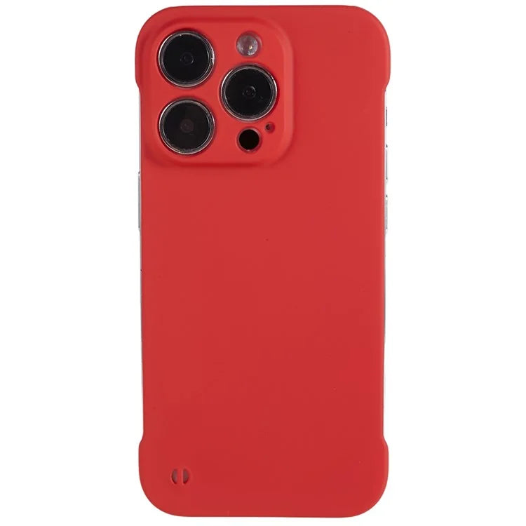 For iPhone 15 Pro Case Borderless Design Hard PC Shockproof Phone Cover