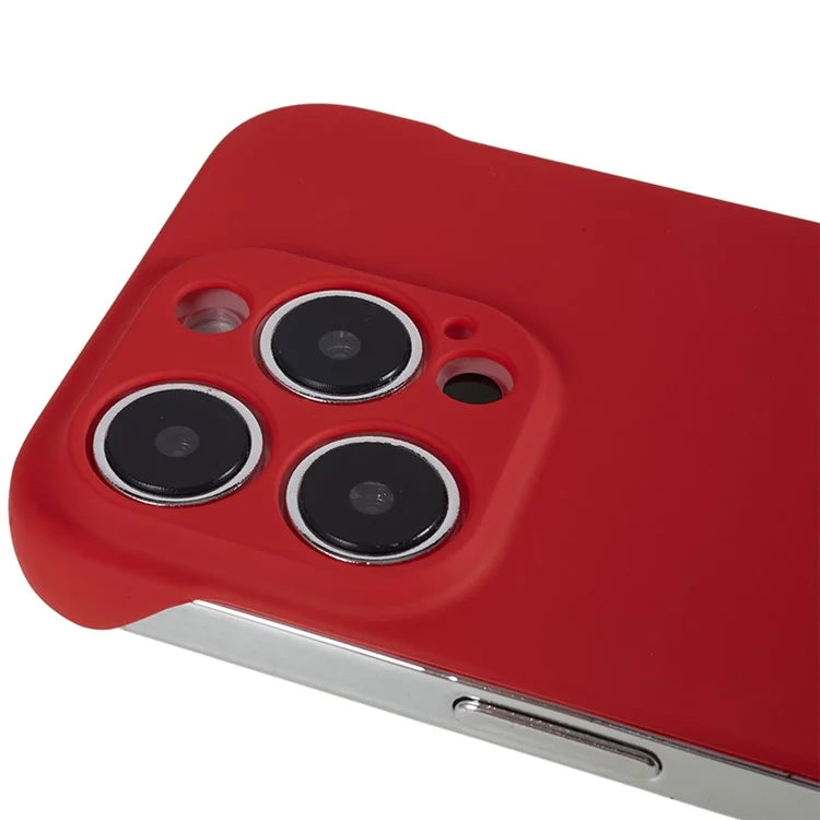 For iPhone 15 Pro Case Borderless Design Hard PC Shockproof Phone Cover