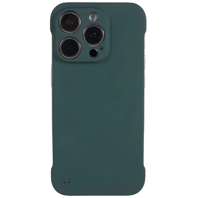 For iPhone 15 Pro Case Borderless Design Hard PC Shockproof Phone Cover