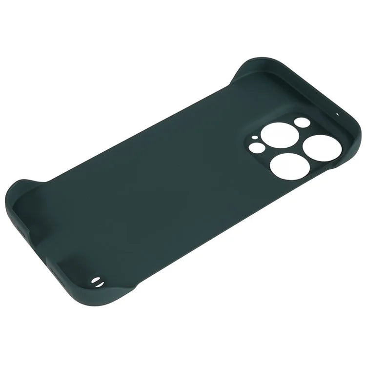 For iPhone 15 Pro Case Borderless Design Hard PC Shockproof Phone Cover